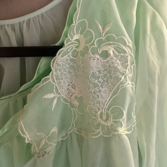 Vintage 50s/60s Mint Green Women's Pajama Set - Picture 2 of 12